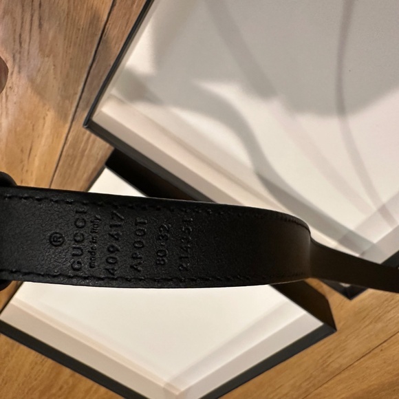 Gucci Marmot Belt Black Thin